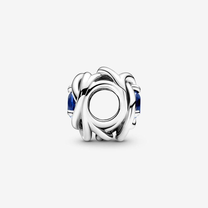 Charm Cerchio Eterno Blu Settembre