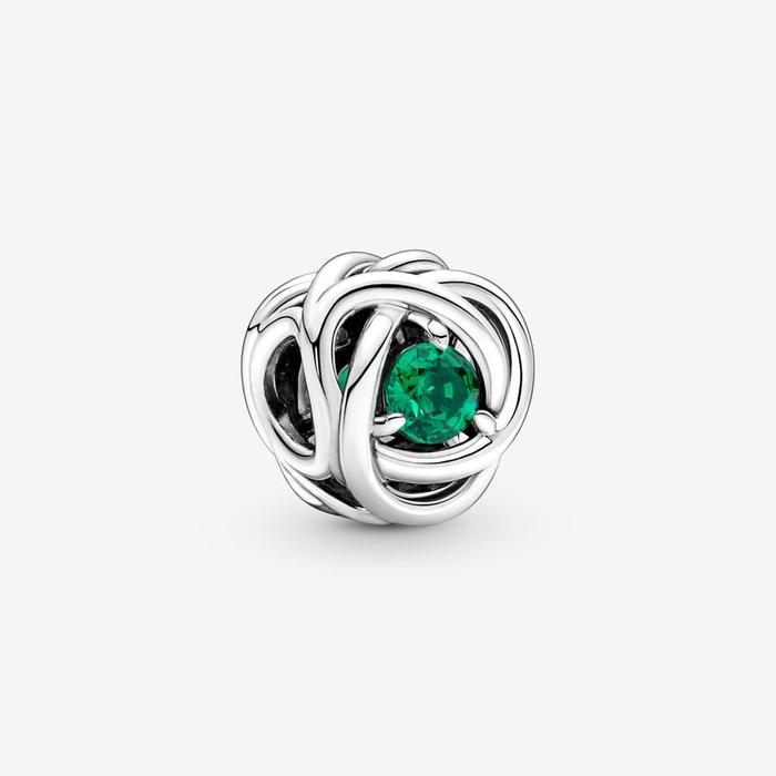 Charm Cerchio Eterno Verde Scuro Maggio