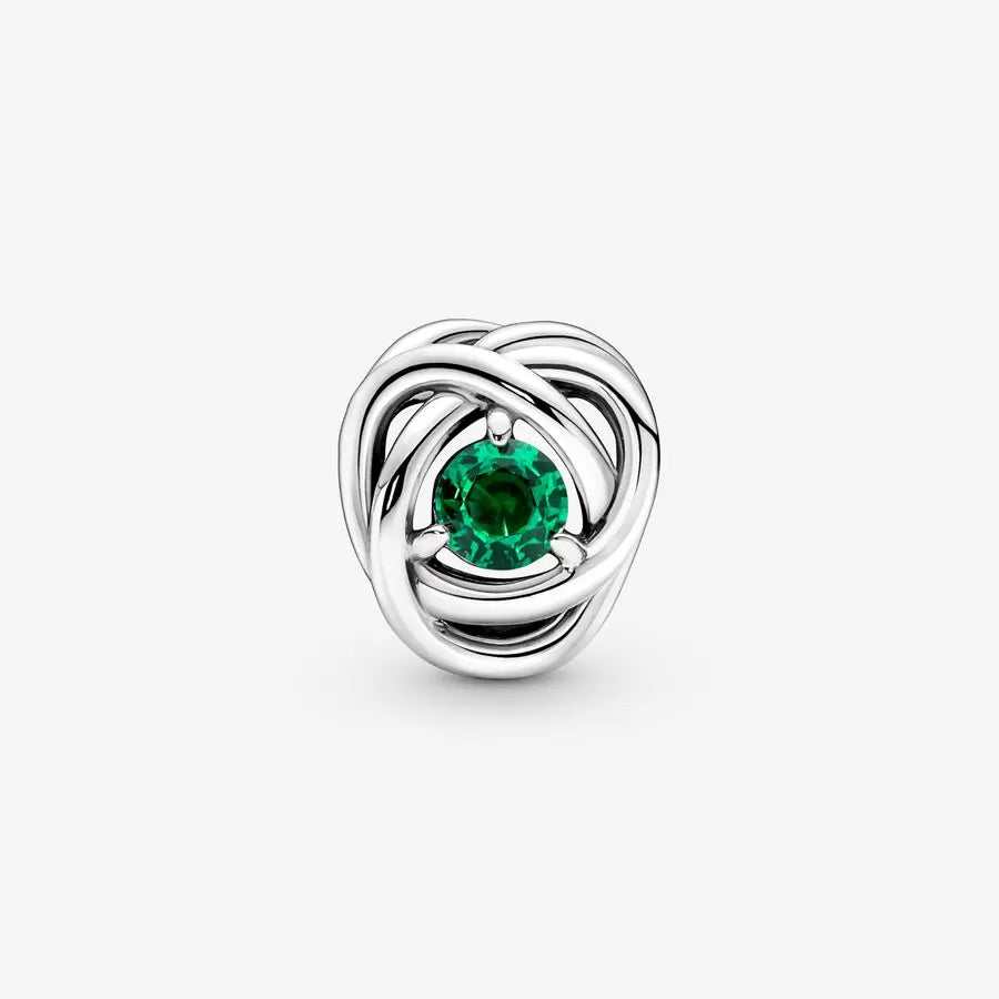 Charm Cerchio Eterno Verde Scuro Maggio