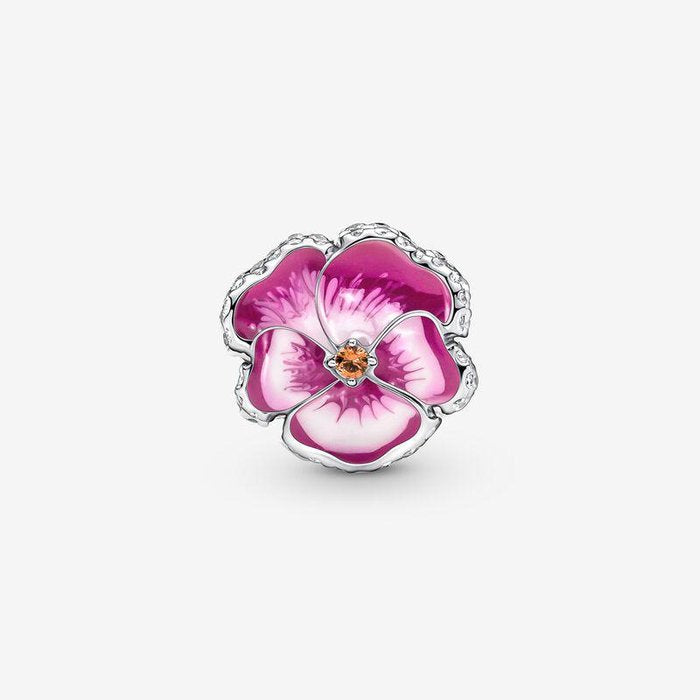 Charm Viola del pensiero Rosa
