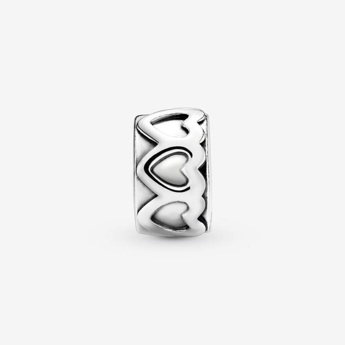 Charm Clip Fascia di cuori