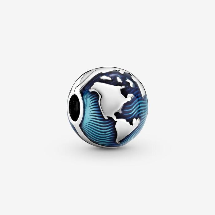Charm Clip Globo blu