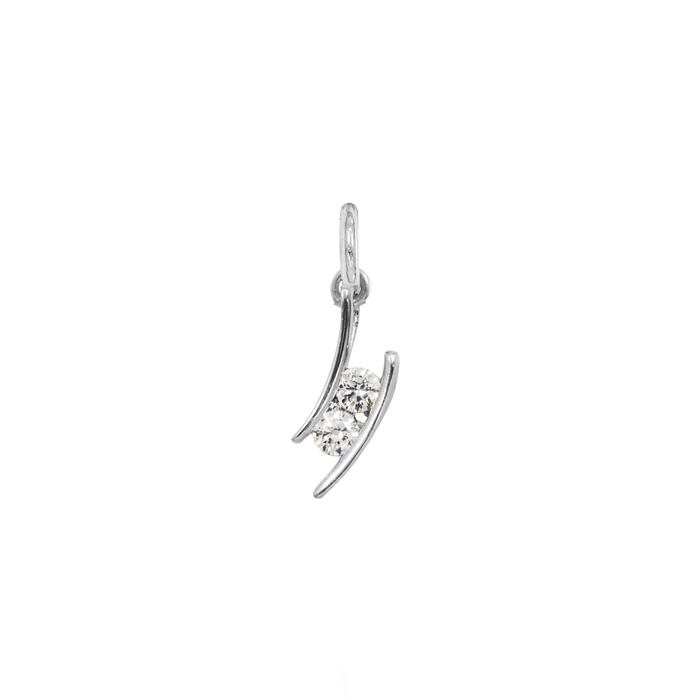 Charm Luce in Oro e Zirconi