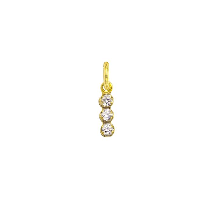 Charm Luce in Oro e Zirconi