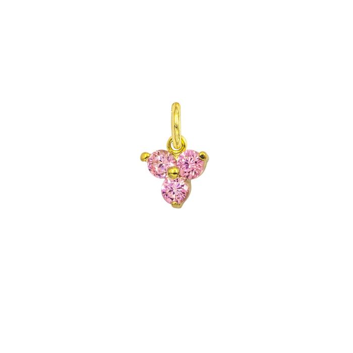 Charm Luce in Oro e Zirconi