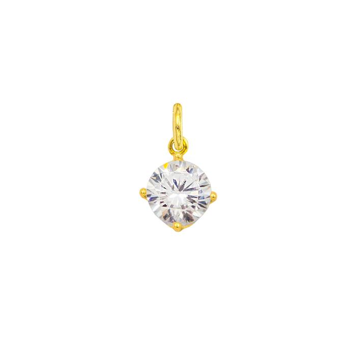 Charm Luce in Oro e Zirconi
