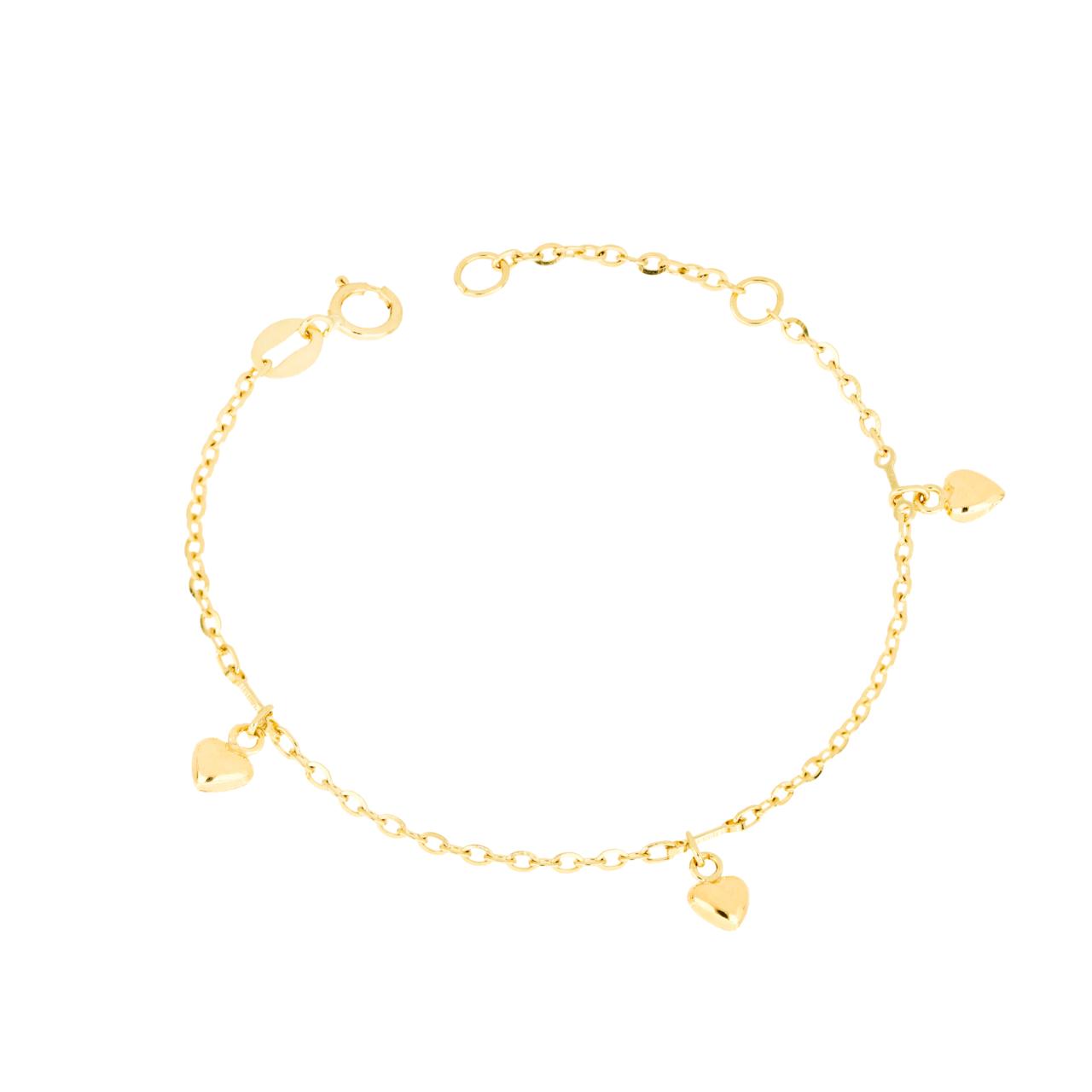 Bracciale cuoricini