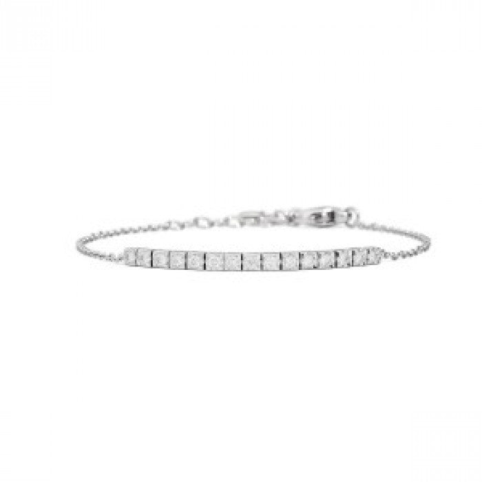 Bracciale tennis face cube centrale br 0.39