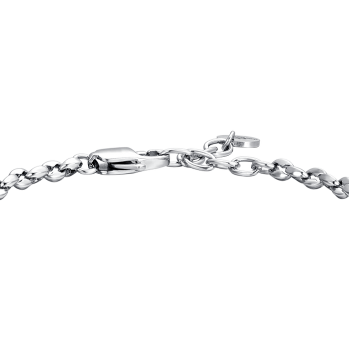 BRACCIALE UOMO IN ACCIAIO CON ANCORA