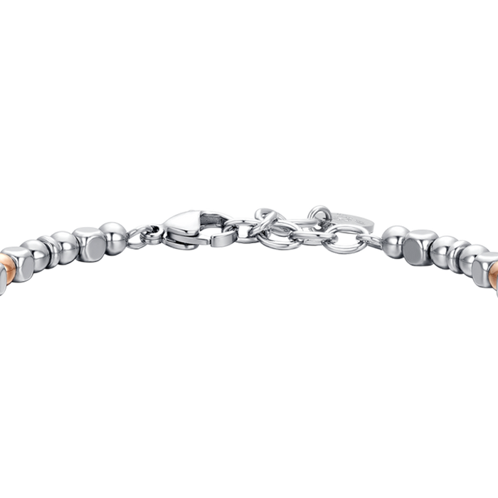 BRACCIALE UOMO IN ACCIAIO ANCORA IP ROSE GOLD