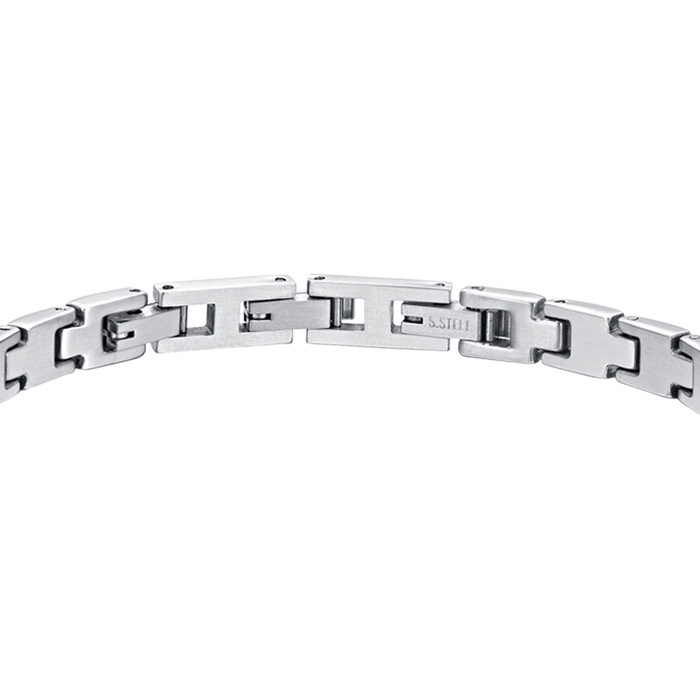 BRACCIALE UOMO IN ACCIAIO ROSA DEI VENTI IP NERO