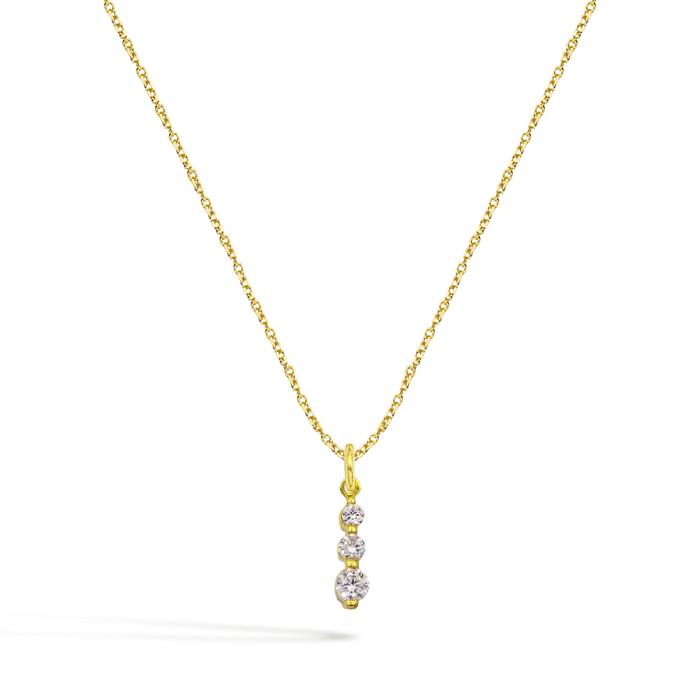 Collana Luce in Oro e Zirconi