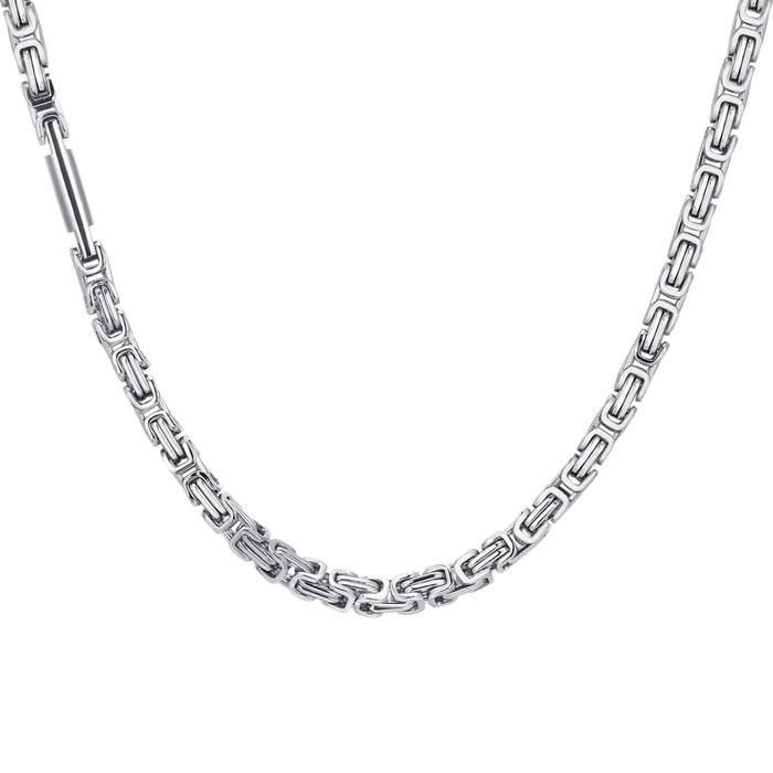 COLLANA UOMO IN ACCIAIO CON ELEMENTO