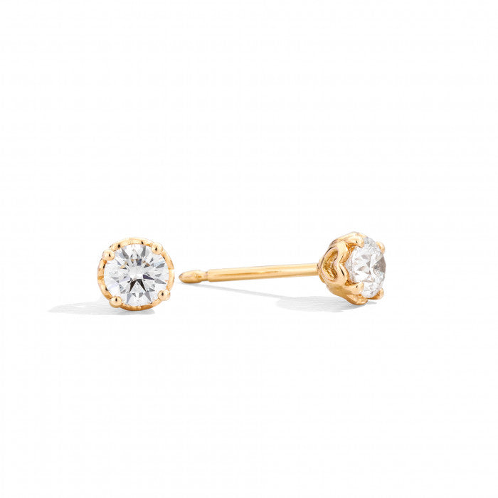 Orecchini anniversary punto luce br 0.15
