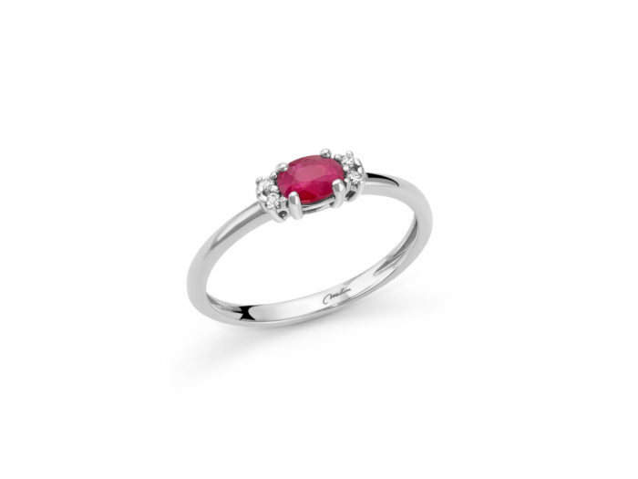 Anello rubino