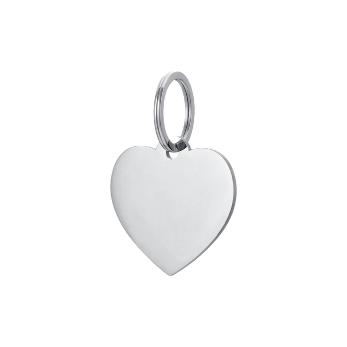 MEDAGLIETTA PERSONALIZZABILE CANE E GATTO CUORE