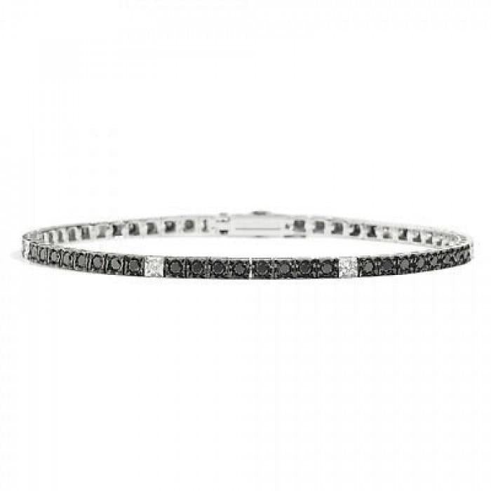 BRACCIALE TENNIS FACE CUBE BR NERI 1.80 + BR 0.15