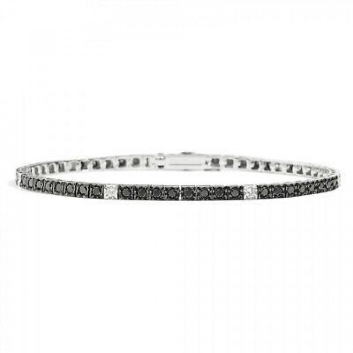BRACCIALE TENNIS FACE CUBE BR NERI 2.05 + BR 0.25