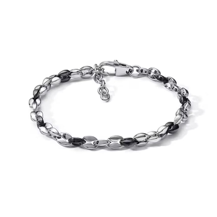 Bracciale Catena bicolore in Acciaio