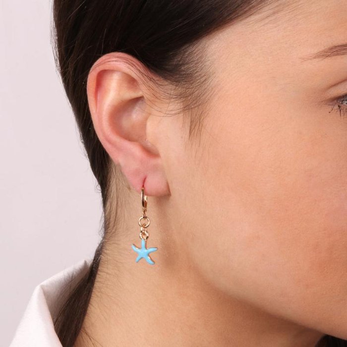 Orecchini in Metallo con stelle marine