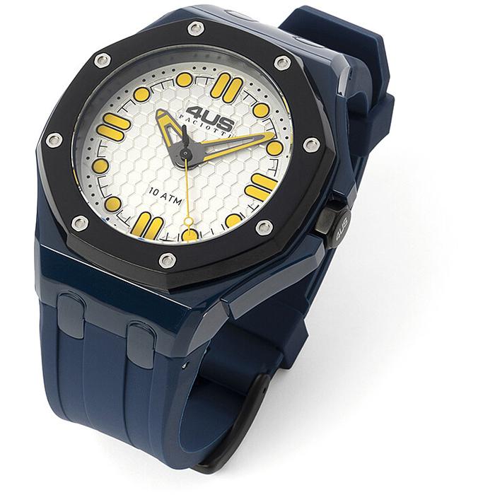 Orologio gomma blu