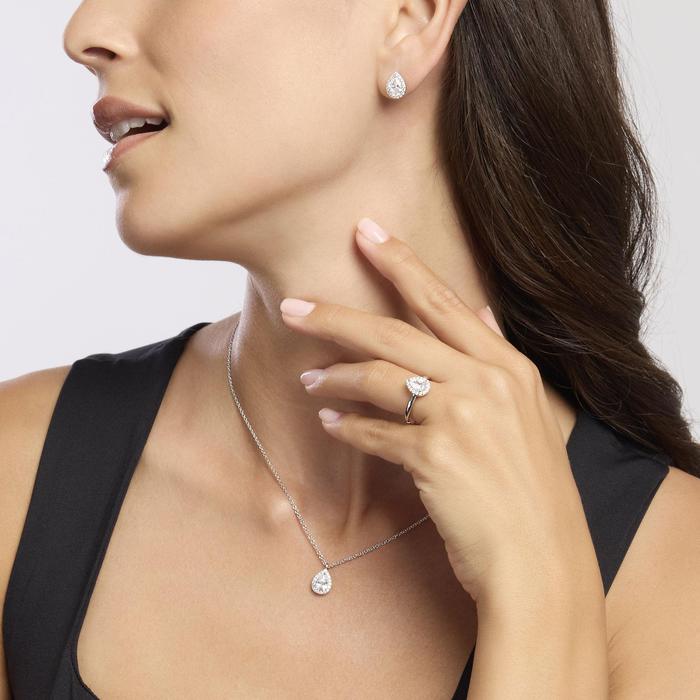 Anello in argento con zirconi bianchi COOL OR RÉTRO?