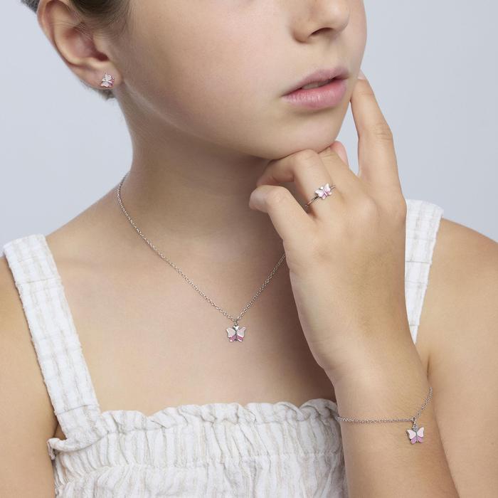 Girocollo in argento con farfalla BUTTERFLY