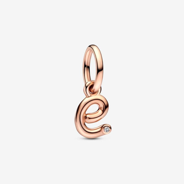 Charm pendente Alfabeto con lettera e
