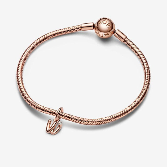 Charm pendente Alfabeto con lettera w