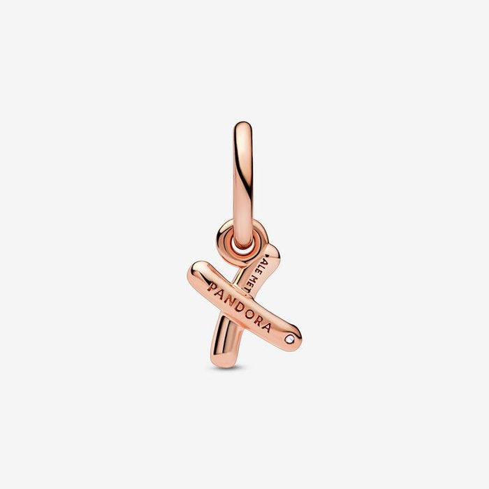 Charm pendente Alfabeto con lettera x
