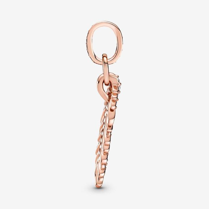 Charm Pendente Piuma Luminosa