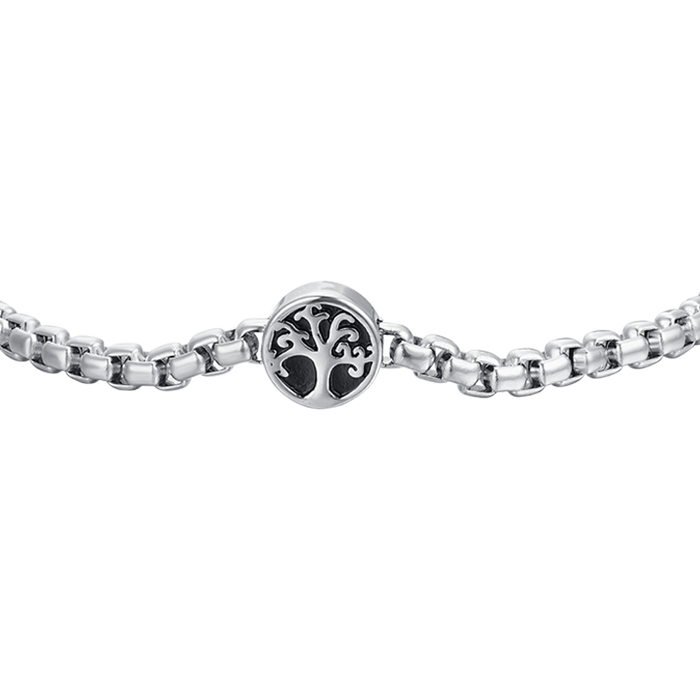 BRACCIALE UOMO IN ACCIAIO ALBERO DELLA VITA