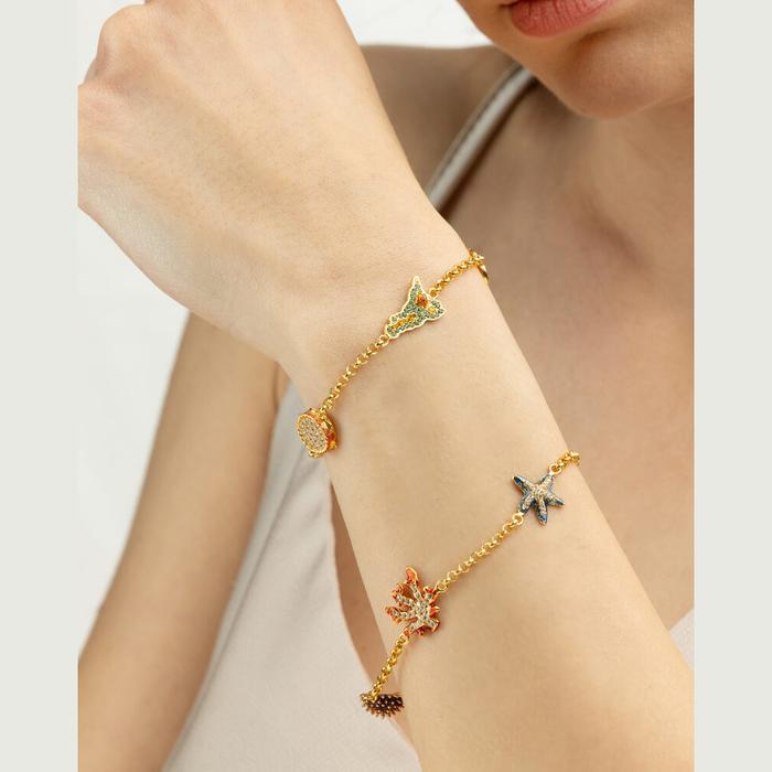 Bracciale Rolò 4 simboli Sicilia  Lapilli