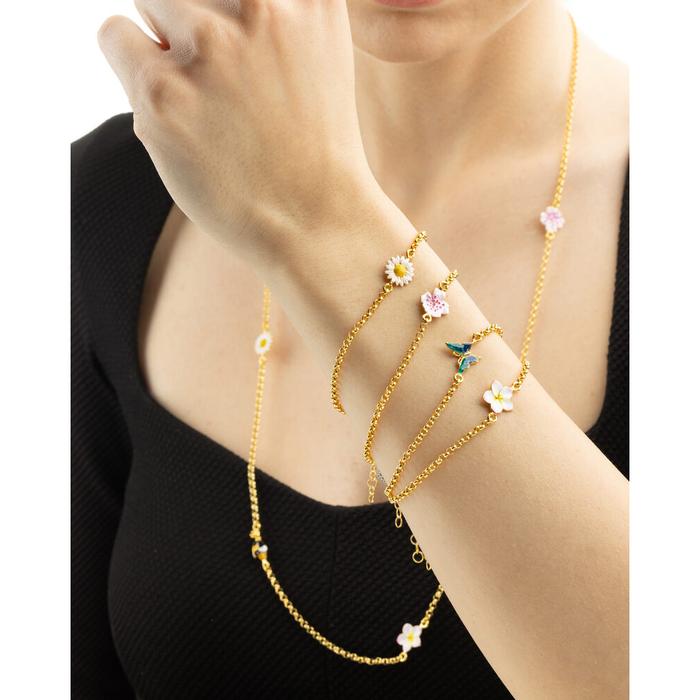 Bracciale Rolò Fiore di Pesco