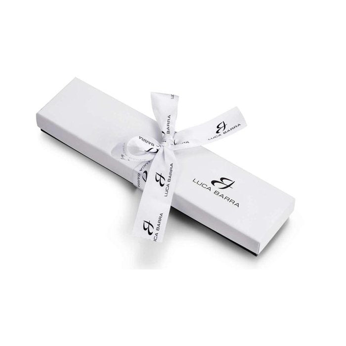Bracciale in acciaio con stella e cristalli bianchi
