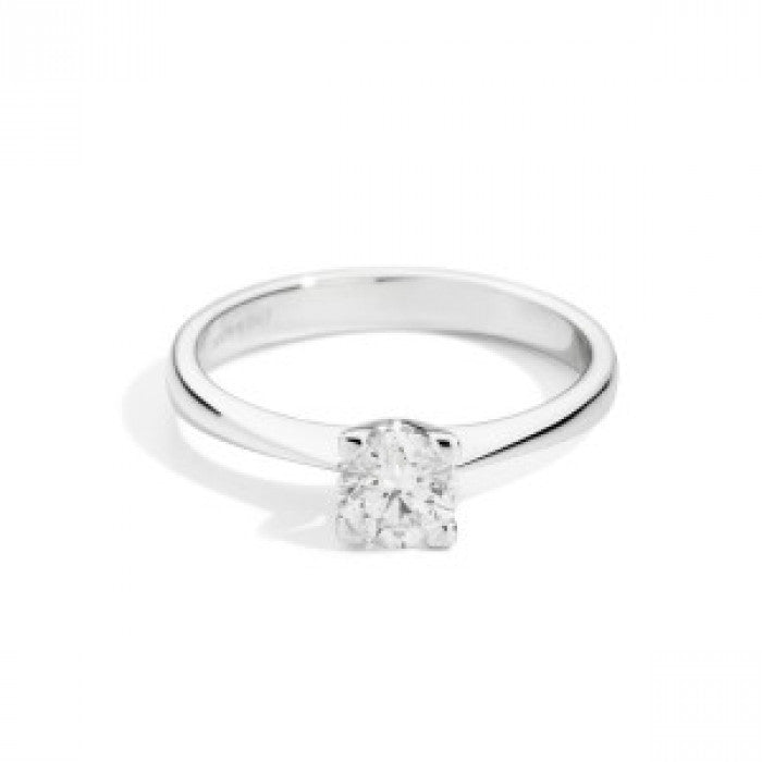 Anello maria teresa solitario br 0.71
