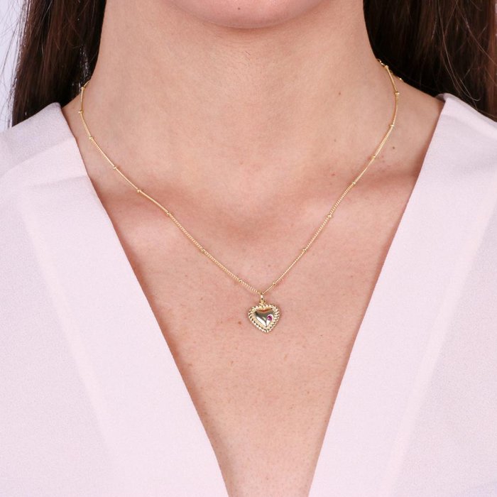 Collana in Argento 925 con cuore pendente