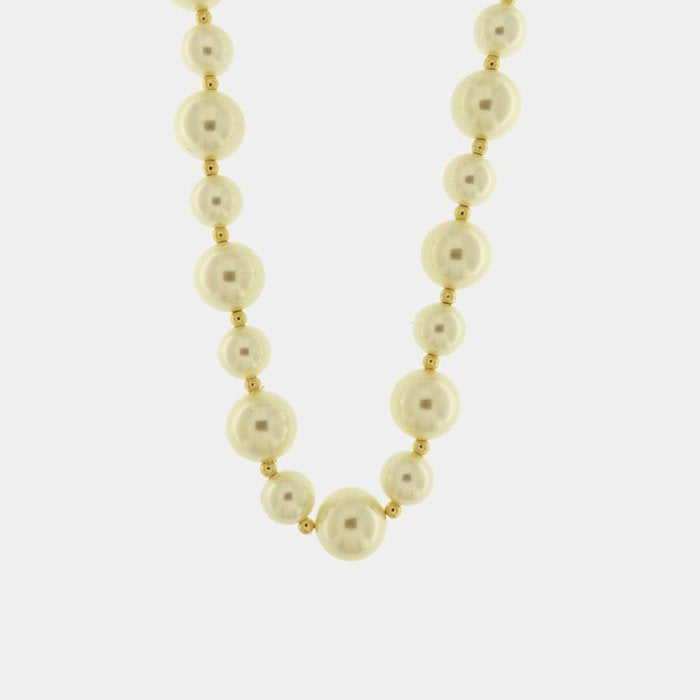 Collana in Metallo con perle